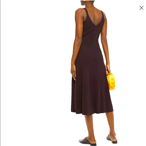 A.L.C. Ribbed Tank Dress in Chocolate Brown. Size XL $495 - Picture 6 of 10